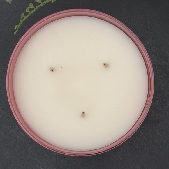 BBW Raspberry Mimosa White Barn Bath & Body Works 3 Wick Candle - Picture 7 of 10